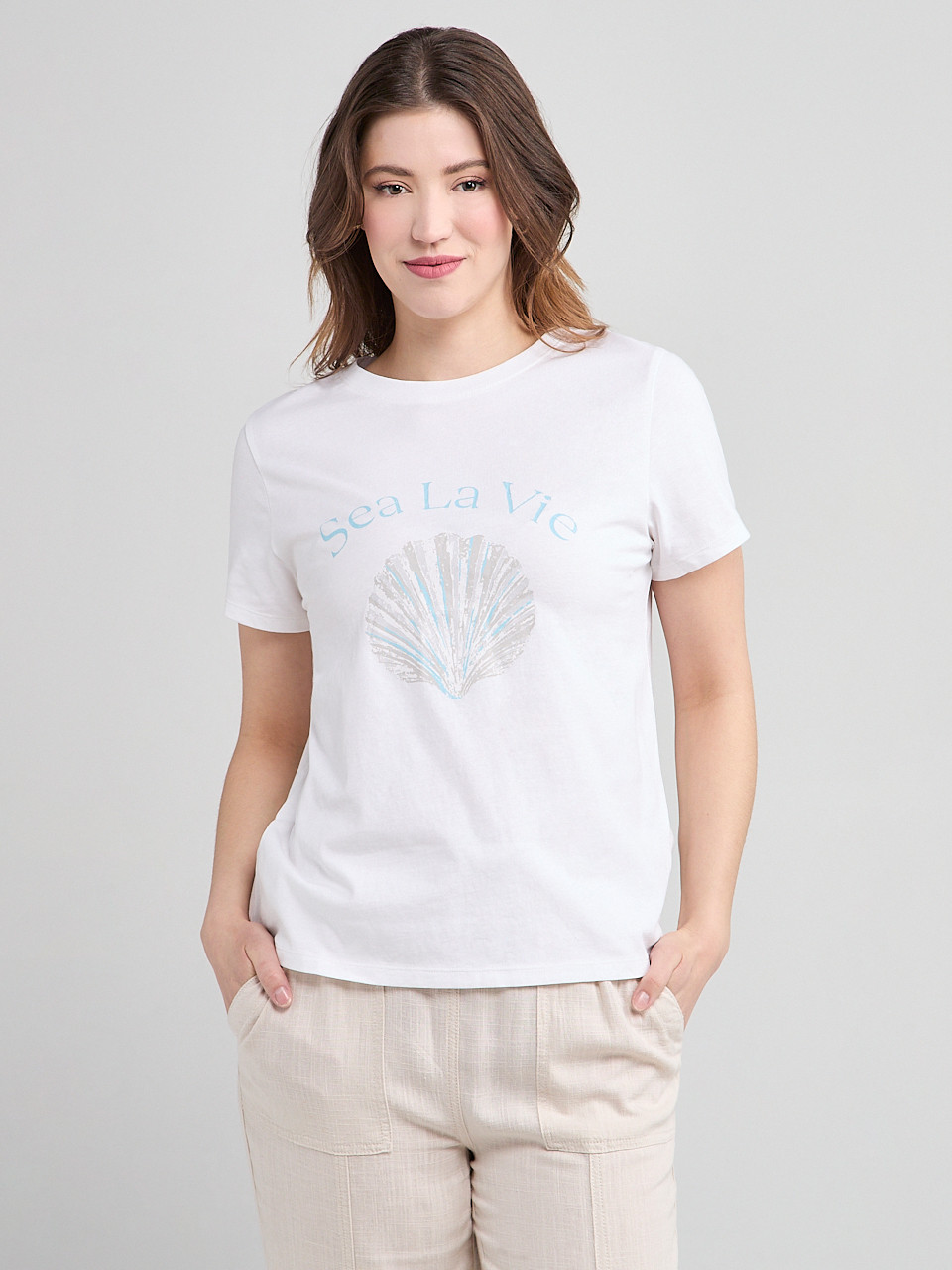 Short Sleeve Crew Neck T-Shirt Shell