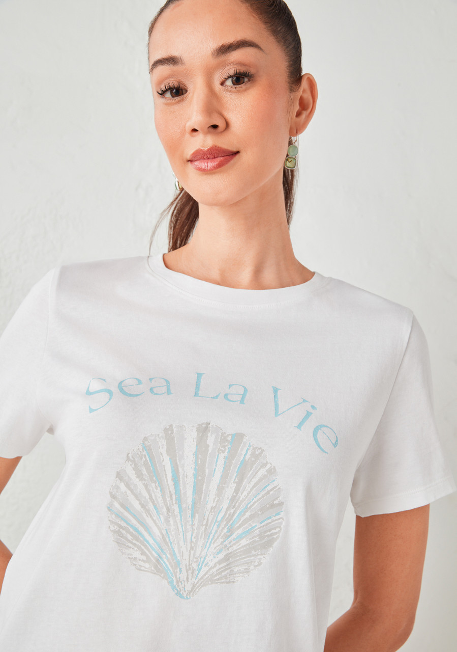 Short Sleeve Crew Neck T-Shirt Shell