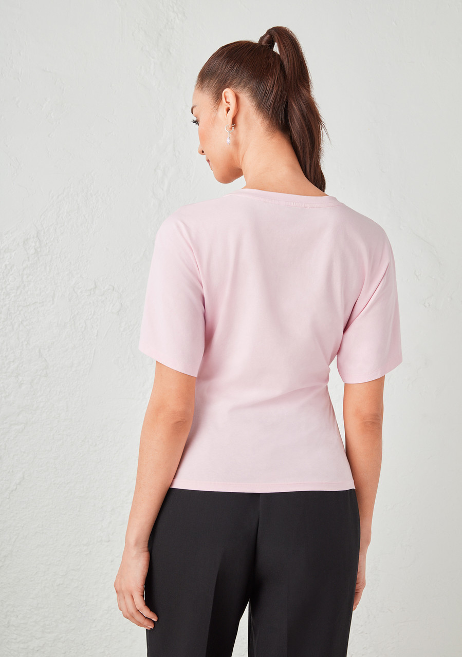 T-Shirt With Side Shirring Blossom