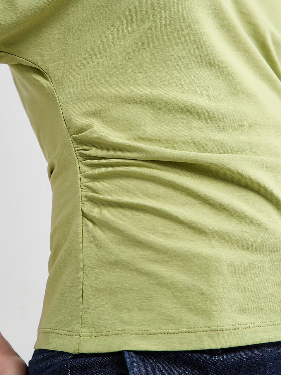 T-Shirt With Side Shirring Pear