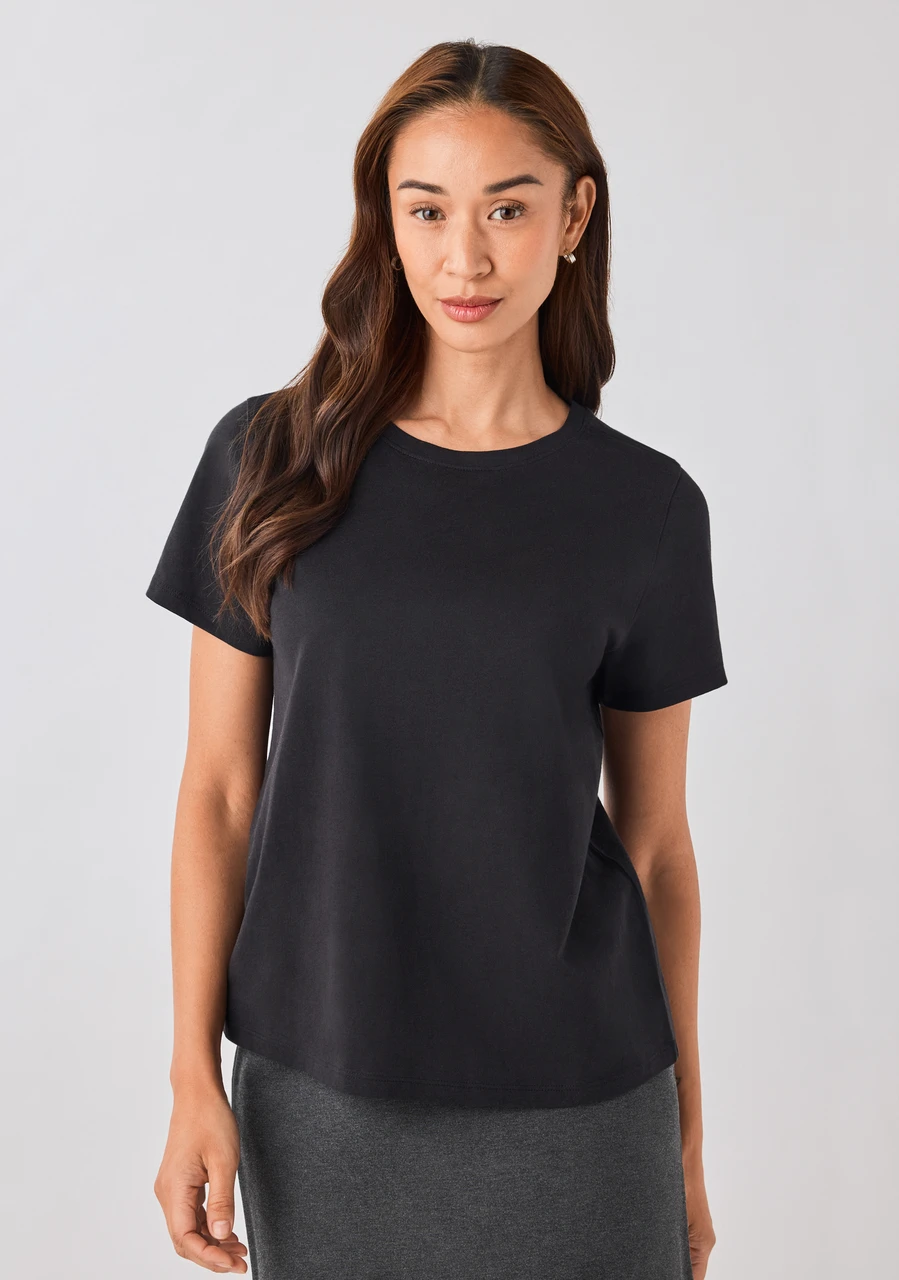 Short Sleeve Crew Neck Relaxed Tee