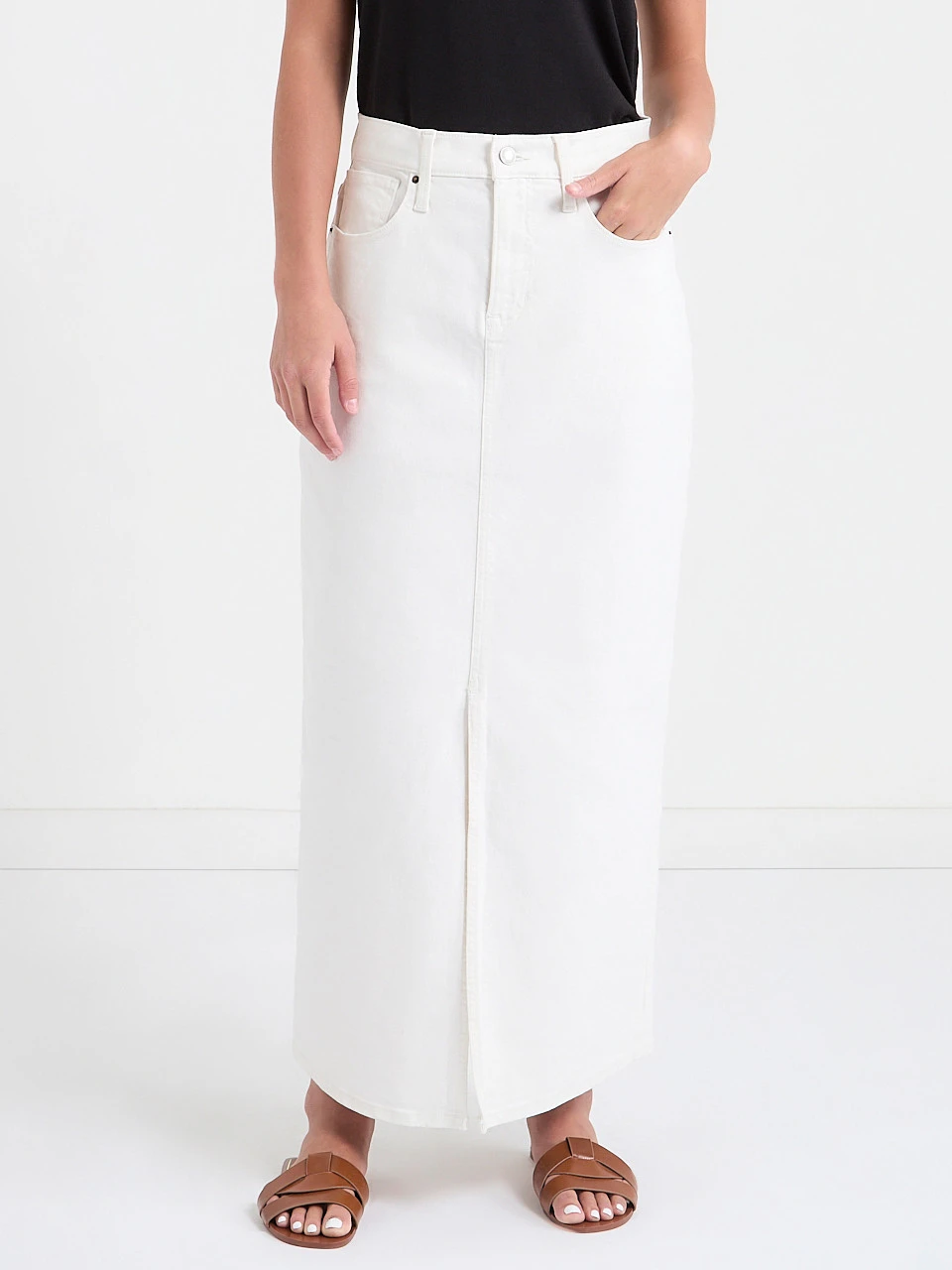 Denim Maxi Skirt
