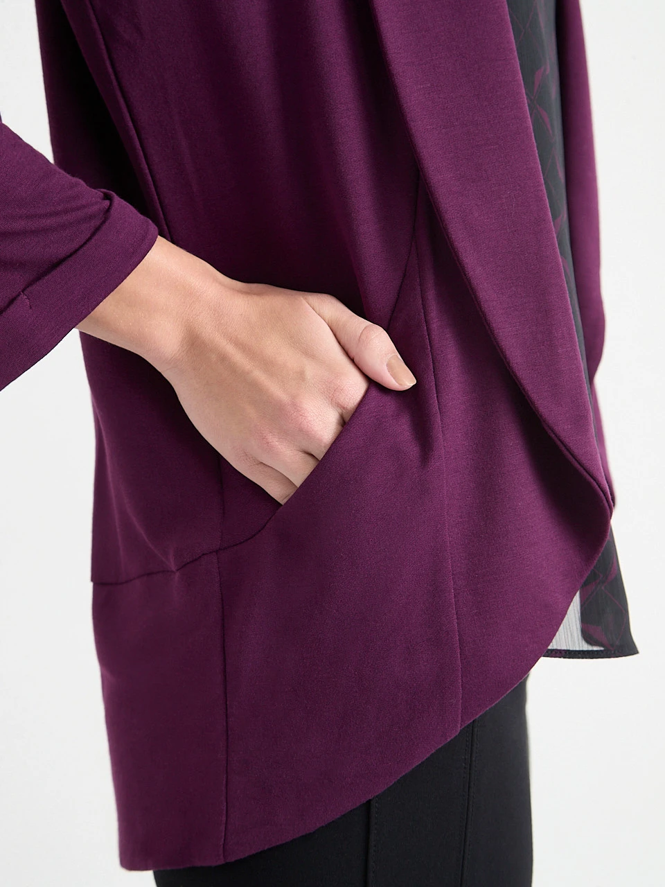 Autumn Terry Shawl-Collar Cardigan