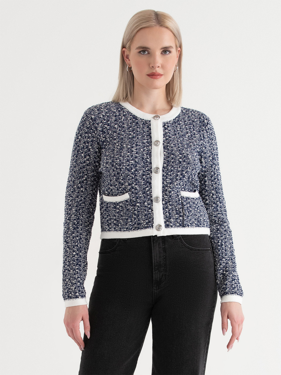 Boucle Lady Jacket Blue