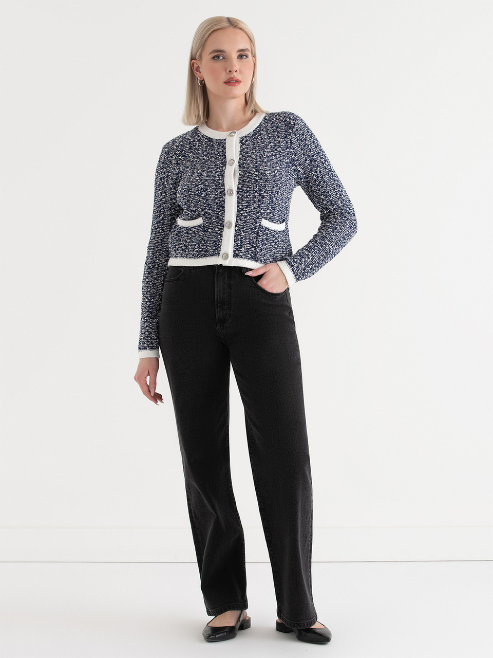 Boucle Lady Jacket Blue