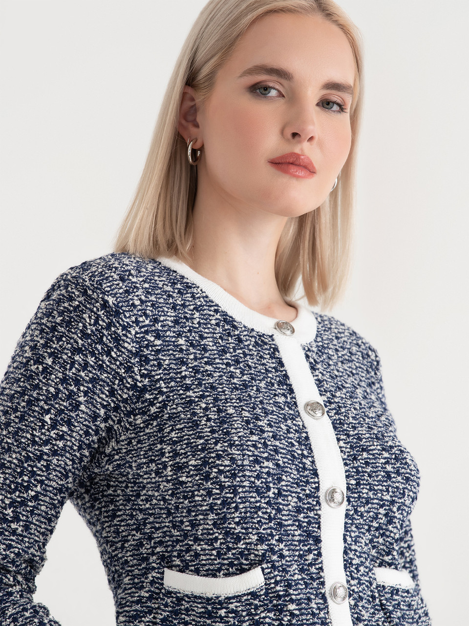 Boucle Lady Jacket Blue
