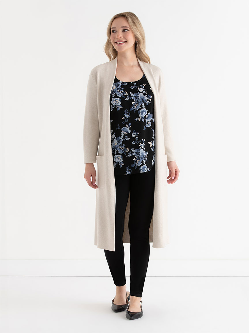 Long Cardigan with Tie Belt Rickis