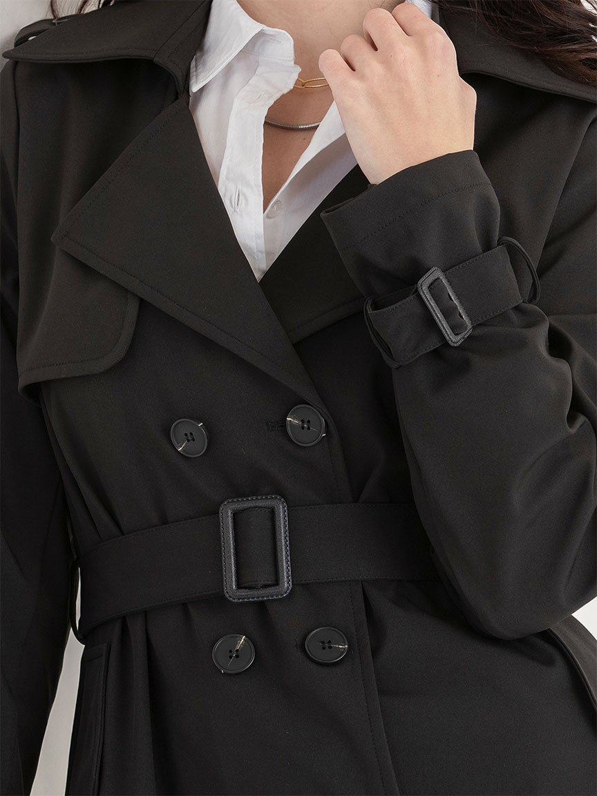 Long Double Breasted Trench | Point Zero