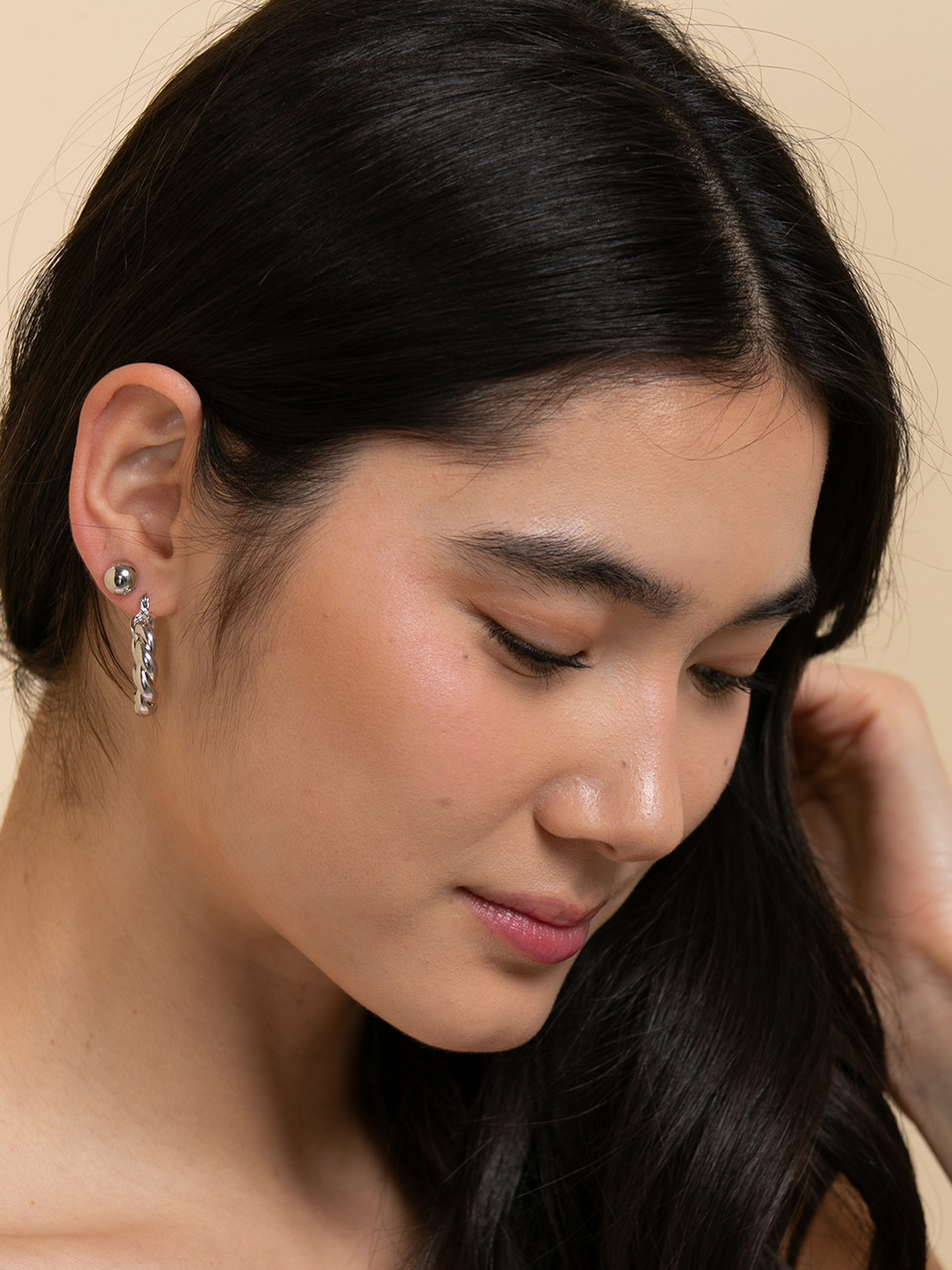 Trio Pack Earrings - Studs, Huggies, & Hoops