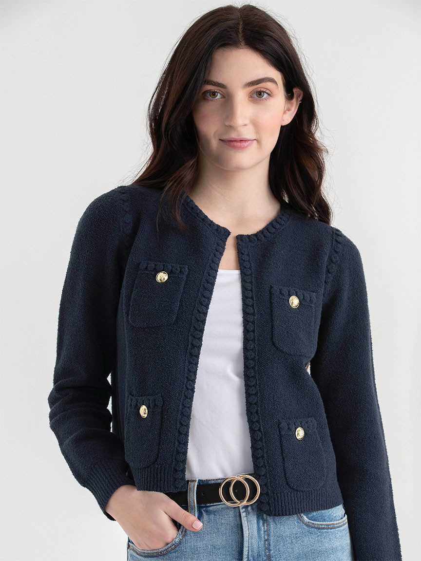 Boucle Sweater Jacket