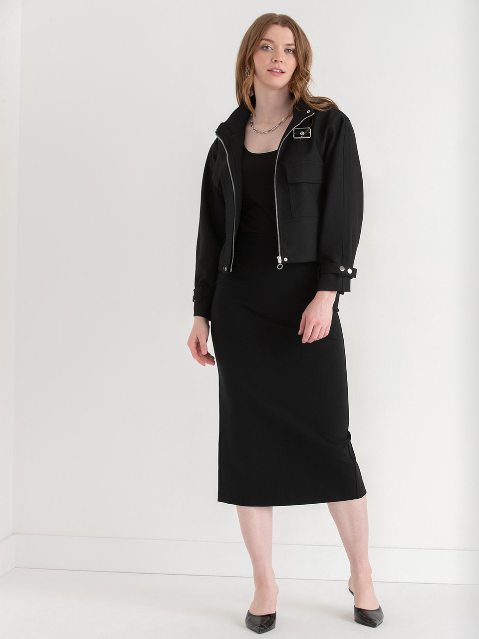Cropped Military Style Jacket | Rickis