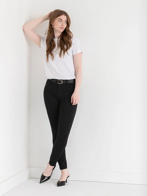 Harlow Skinny Pant in Luxe Ponte