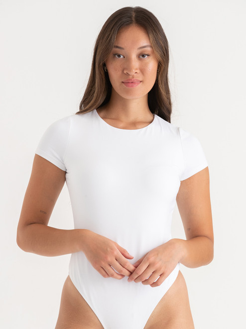 Short Sleeve Crewneck Bodysuit