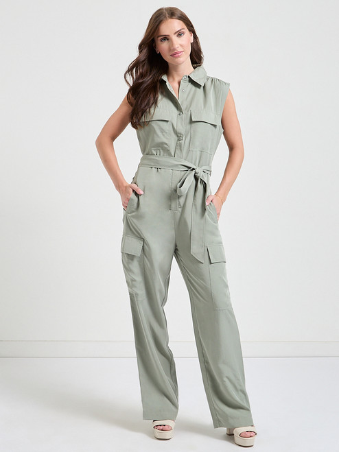 Tencel Utility Jumpsuit | Ricki's