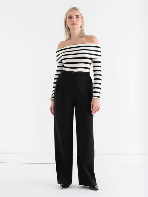 Off The Shoulder Hacci Top