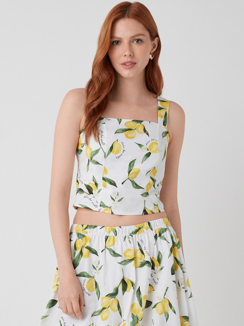 Square Neck Poplin Tank
