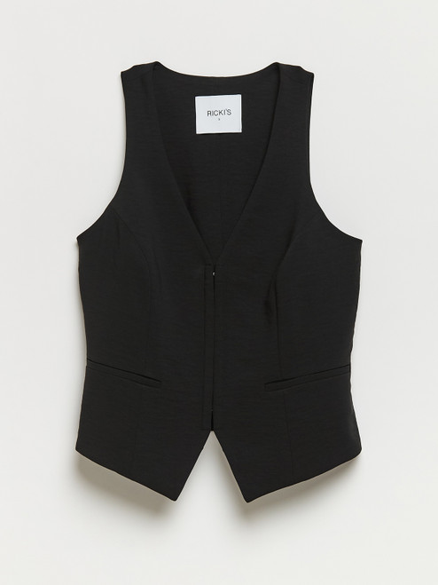Fitted Vest in Black