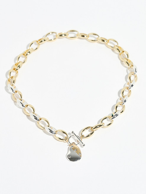 Duo-Tone Chain Necklace
