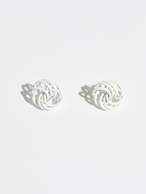 Matte Spiral Earrings