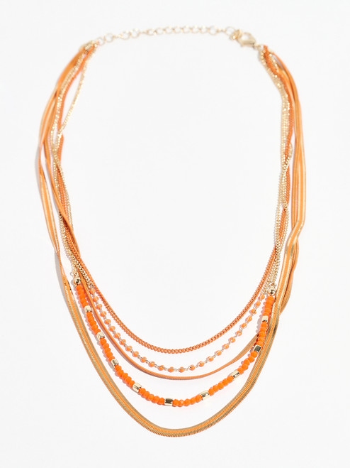 Multi-Strand Colour Necklace
