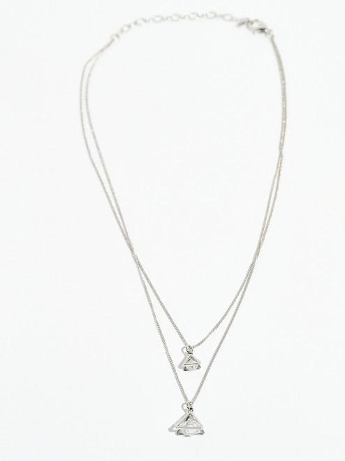 Silver Cubic Zirconia Necklace