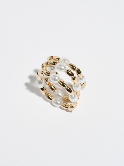 Triple Strand Ring