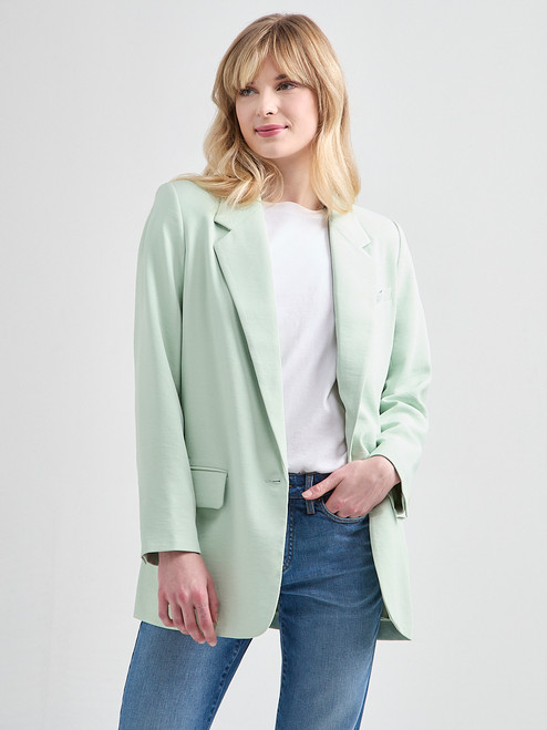 Relaxed Blazer in Pistachio