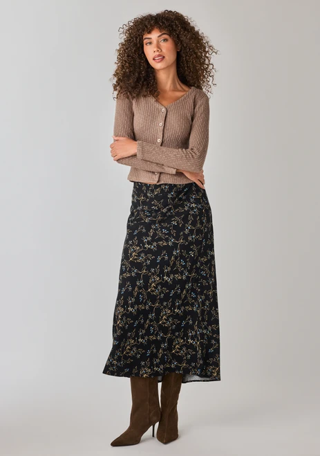 Midi Slip Skirt