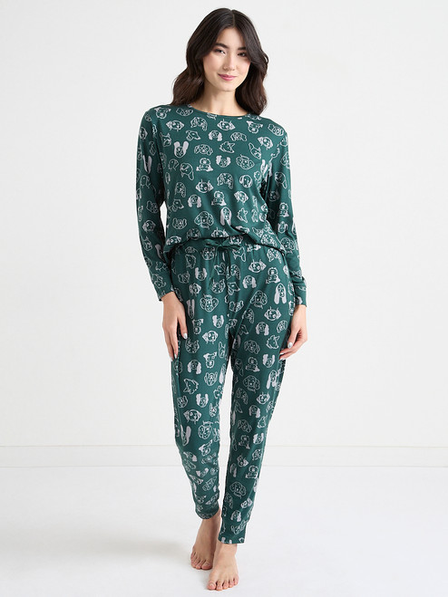 Long Sleeve Top & Jogger Sleep Set