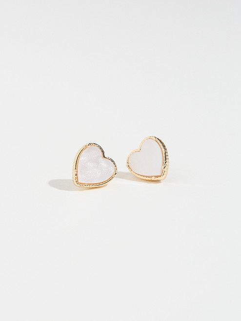 Pave & Stone Drop Earrings