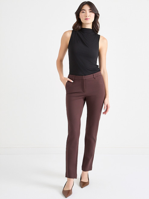 Mid Rise Slim Ankle Pant