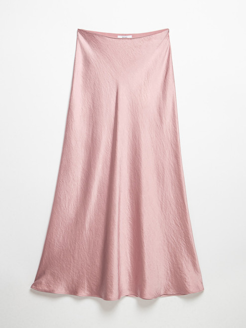 Lilas Maxi Satin Skirt