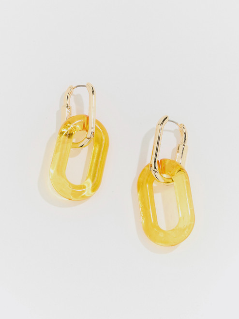Daffodil Bold-Link Earrings