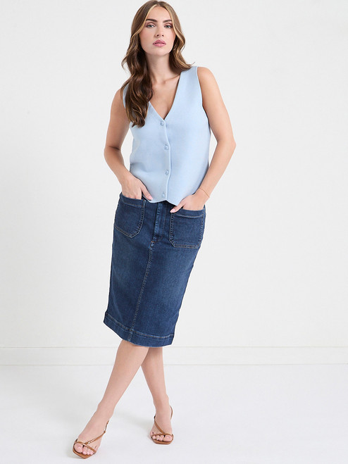 Juliet Patch Pocket Skirt