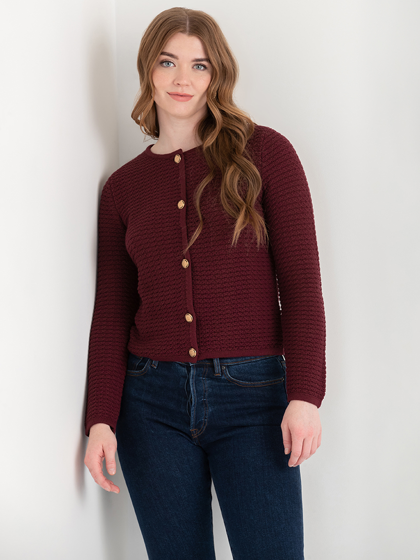 Novelty Buttoned Cardigan