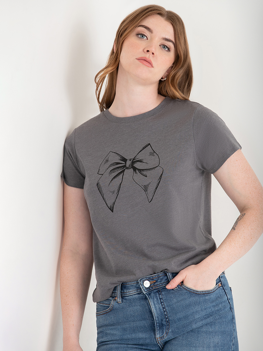 Relaxed Crew Neck Tee Shirt
