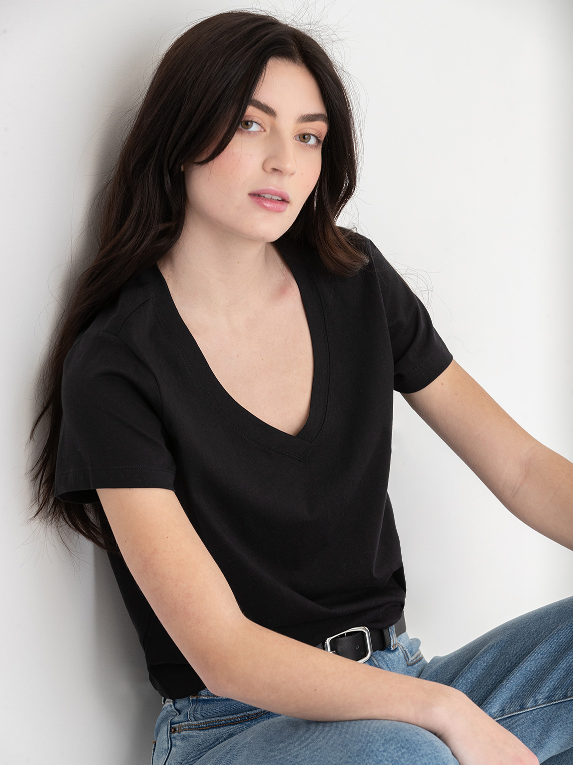 Relaxed V-Neck Tee