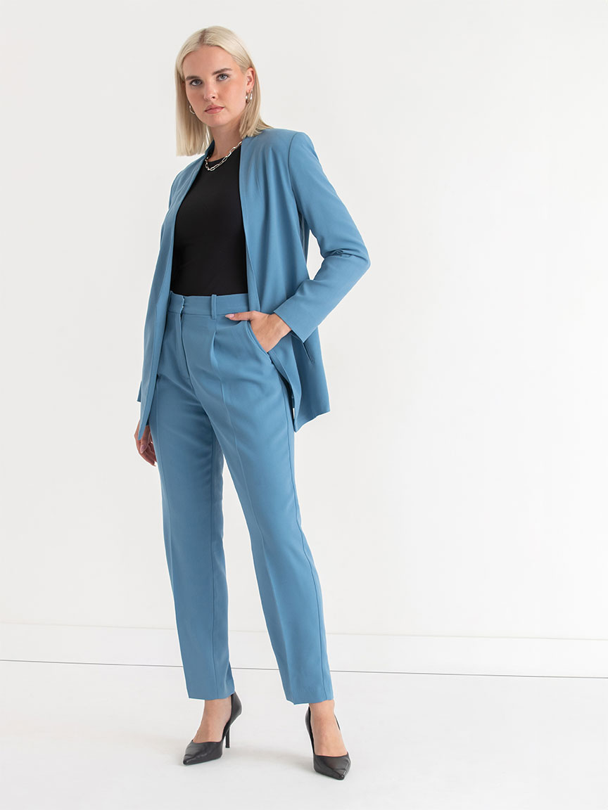 Slim Leg Crepe Pants