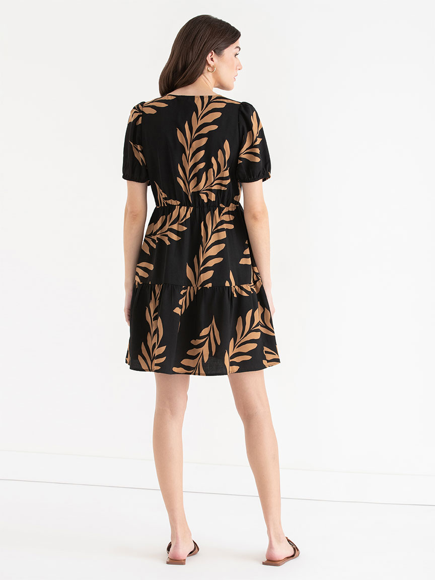 Airflow Puff Sleeve Midi Dress
