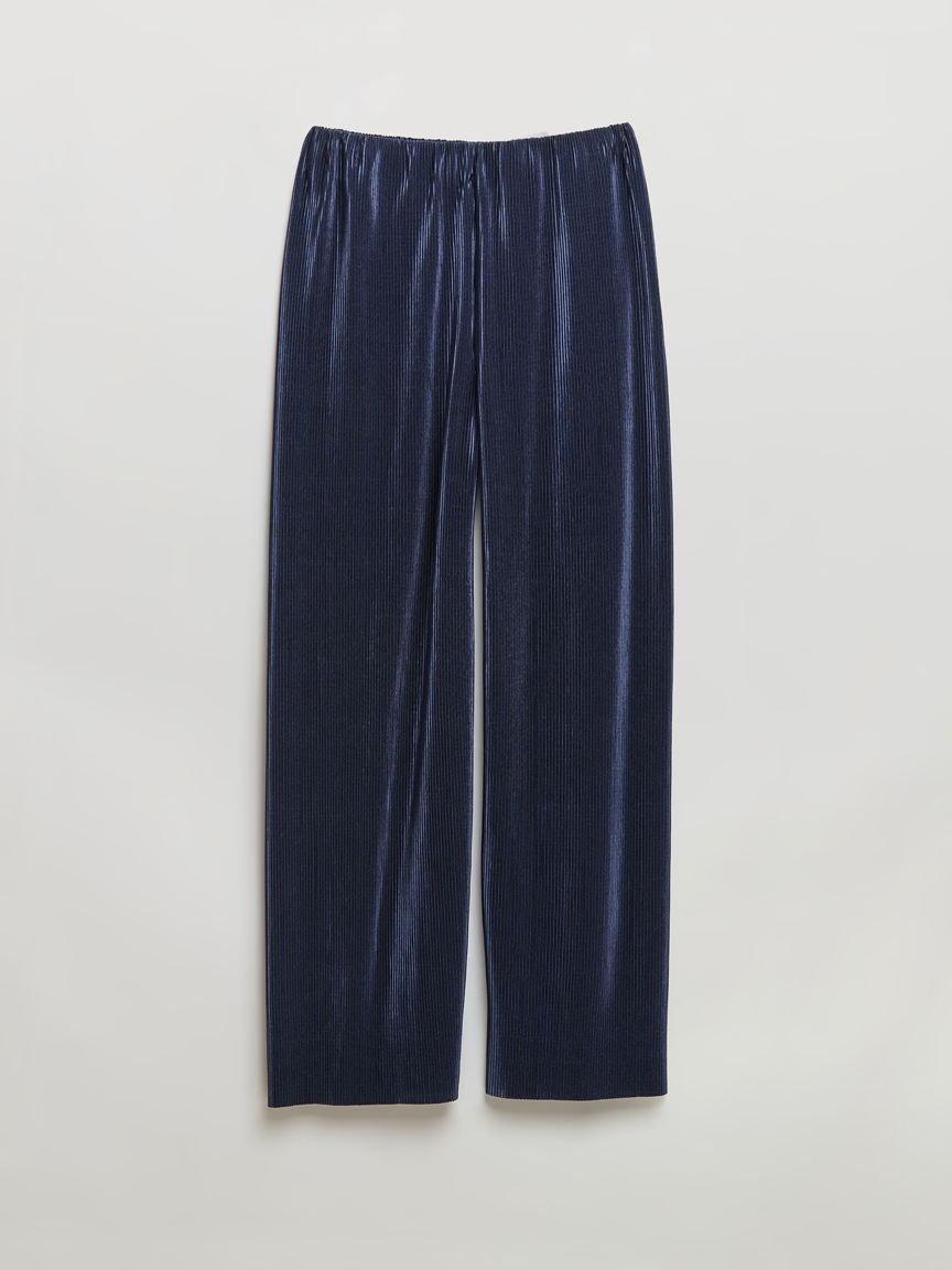 Wide Leg Plisse Pant