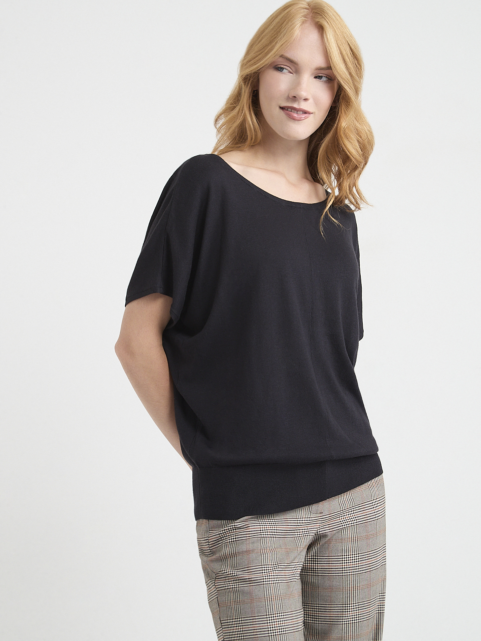 Cashmere Blend Dolman Sleeve Sweater