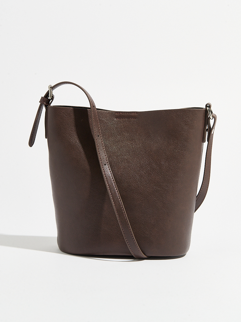 Brown Bucket Bag