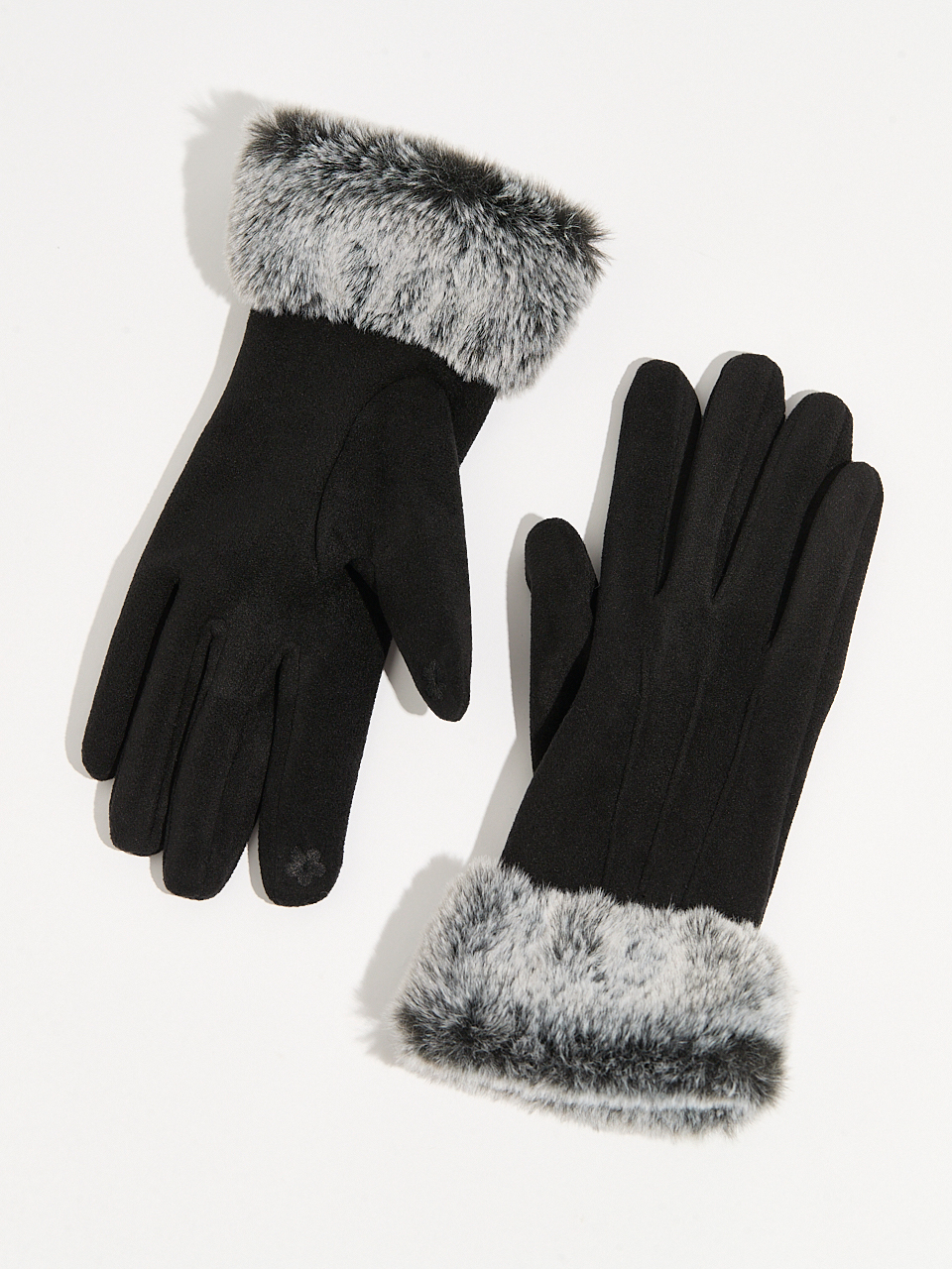 Faux Fur Fleece Gloves