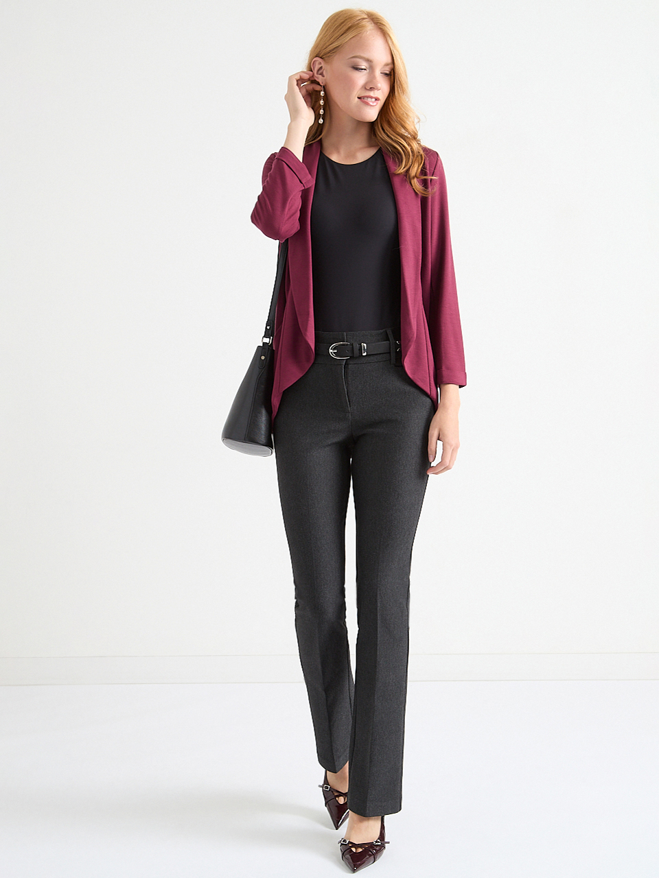 Autumn Terry Shawl-Collar Cardigan