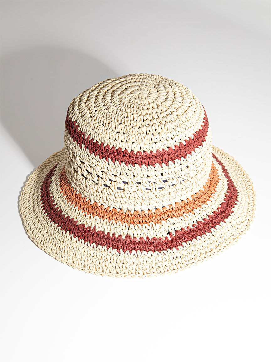 Straw Bucket Hat