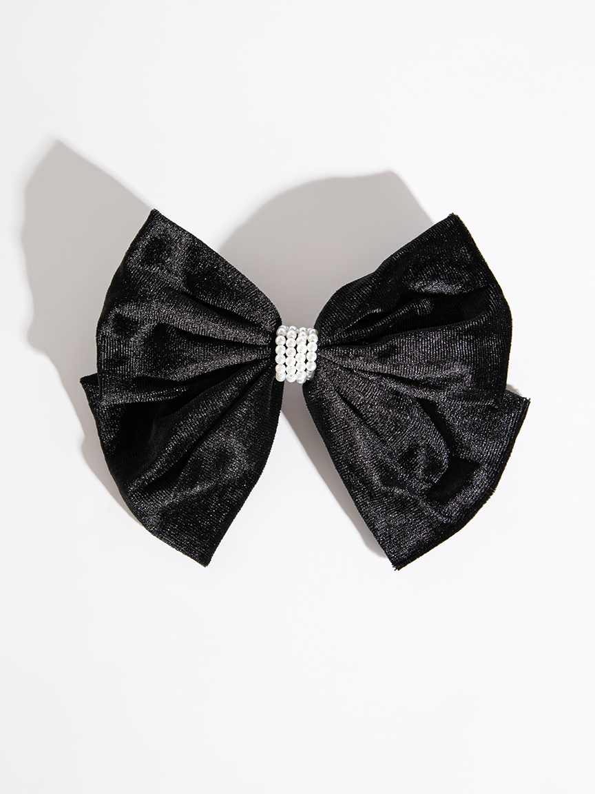 Pearl Bow Hair Clip