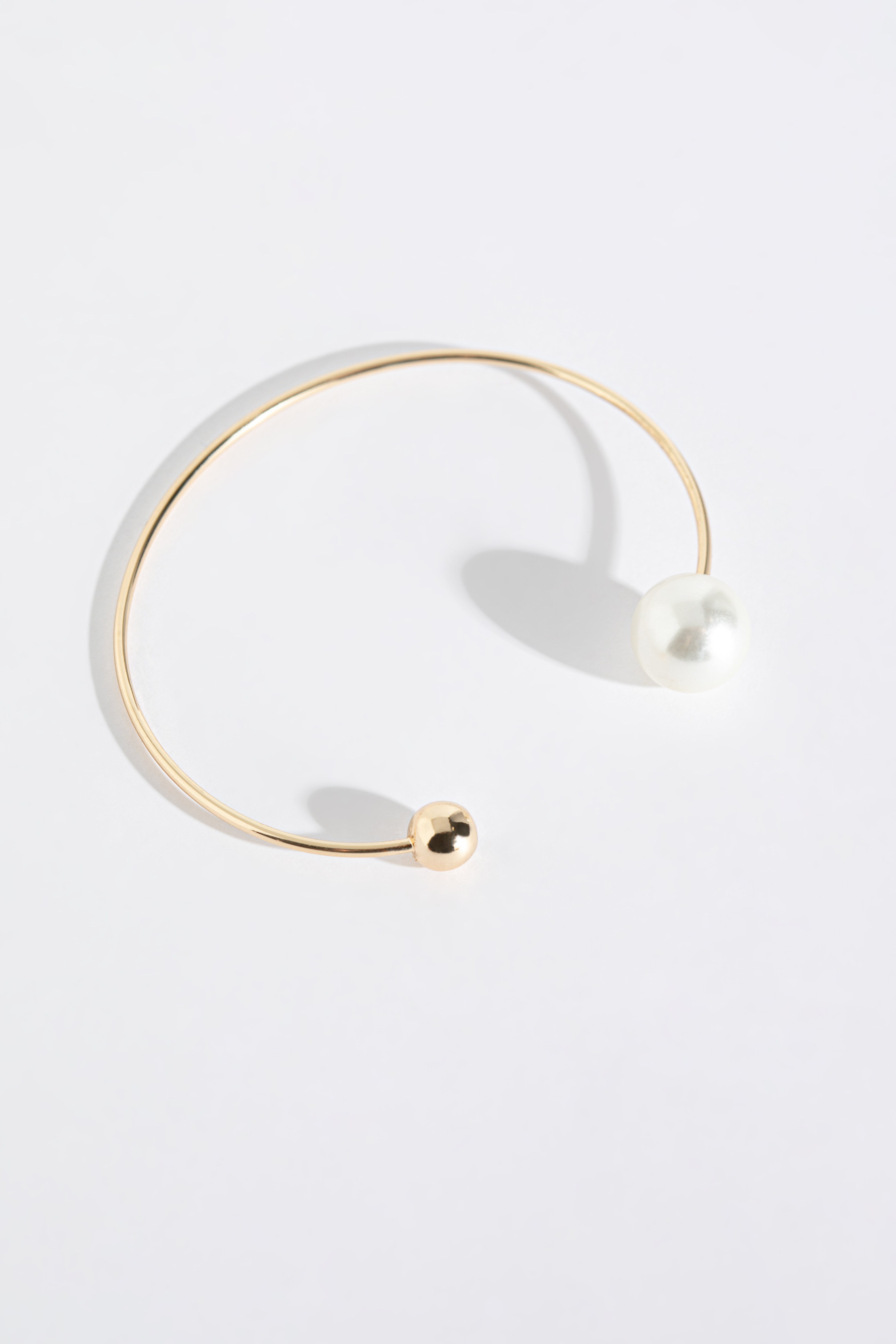 14K Plated Gold & Pearl Bracelet