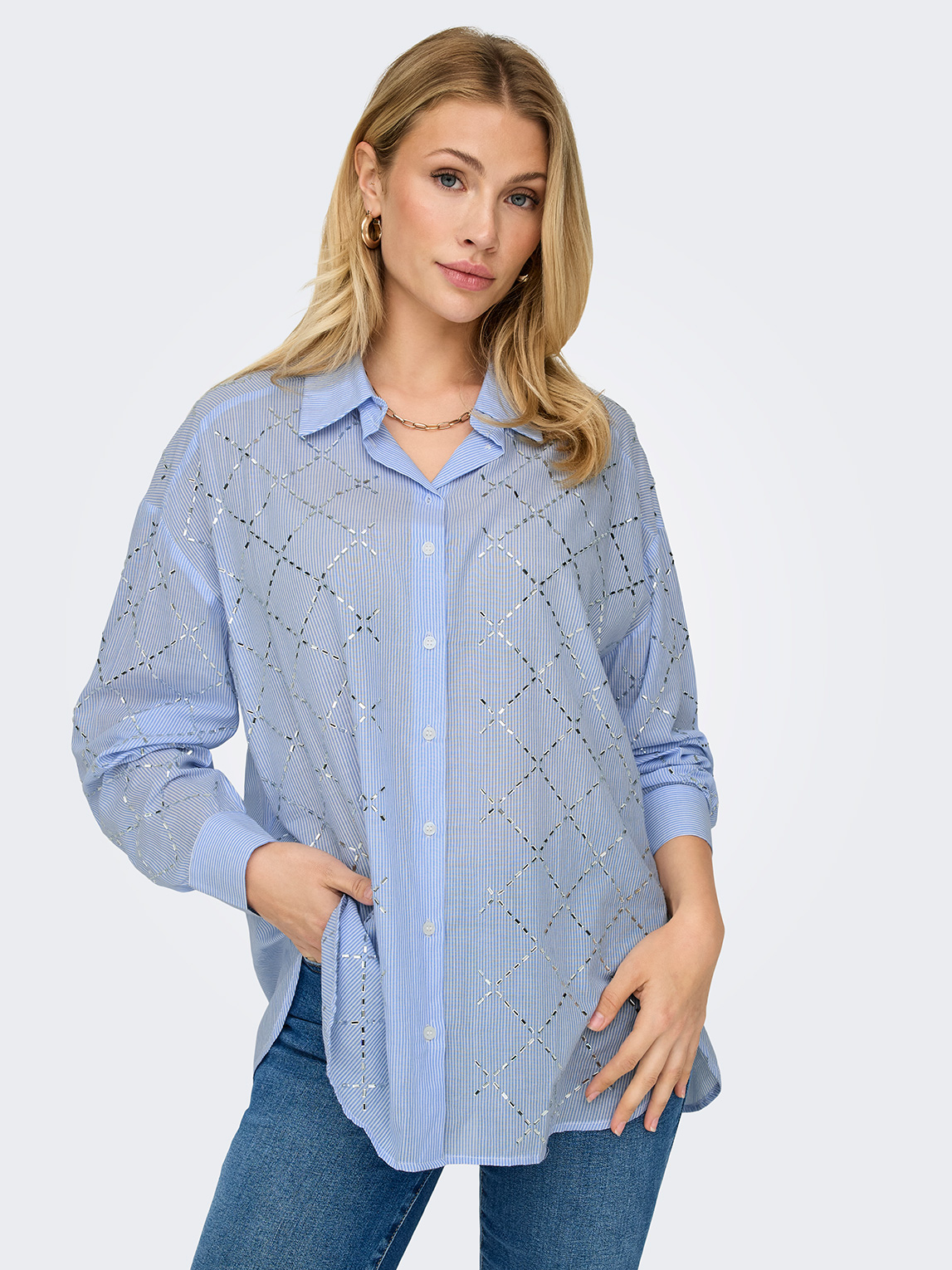 Julie Relaxed Cotton Blouse
