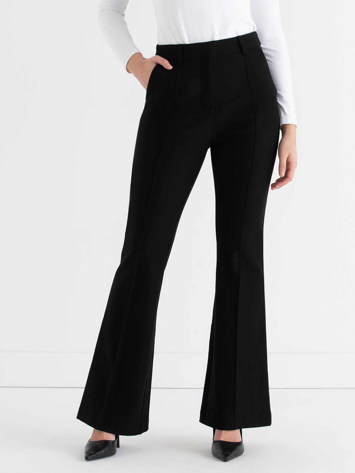 Dylan Flare Pant in Luxe Ponte | Rickis
