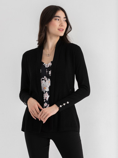 Side Tab Button Cardigan | Rickis